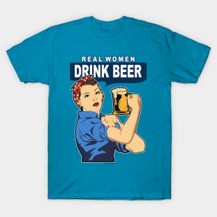 Real women drink Beer T-Shirt